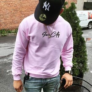 Sour city signature collection men women long sleeve sweater hoodie